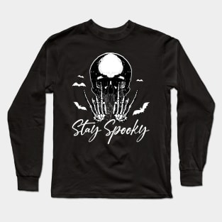 Stay Spooky Skull Halloween Long Sleeve T-Shirt